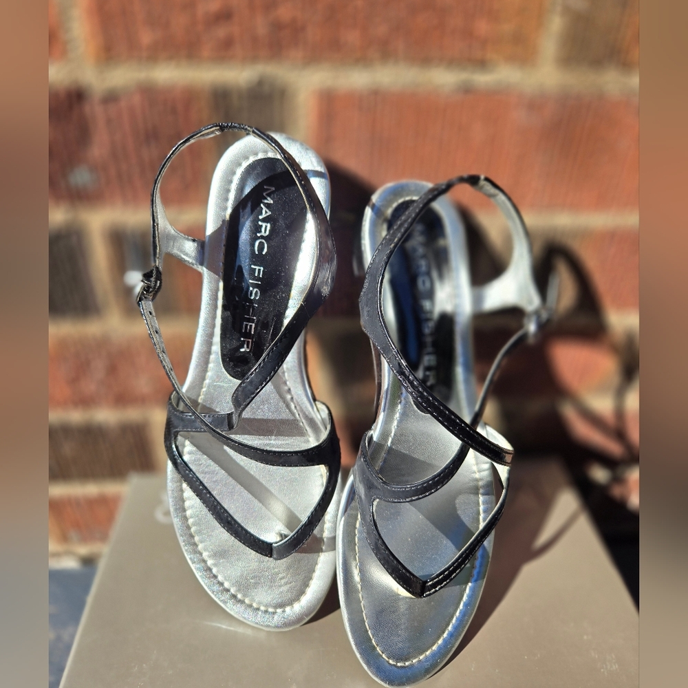 Marc Fisher Silver Women's Sandals